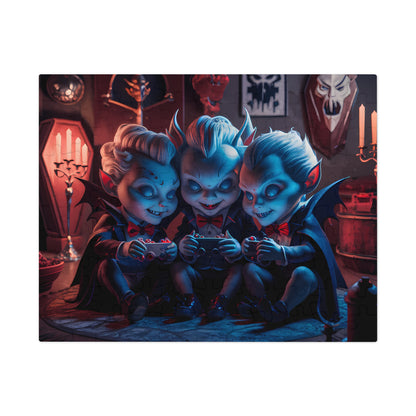 Little Vampires' Game Night - Jigsaw Puzzle (30, 110, 252, 500,1000-Piece)