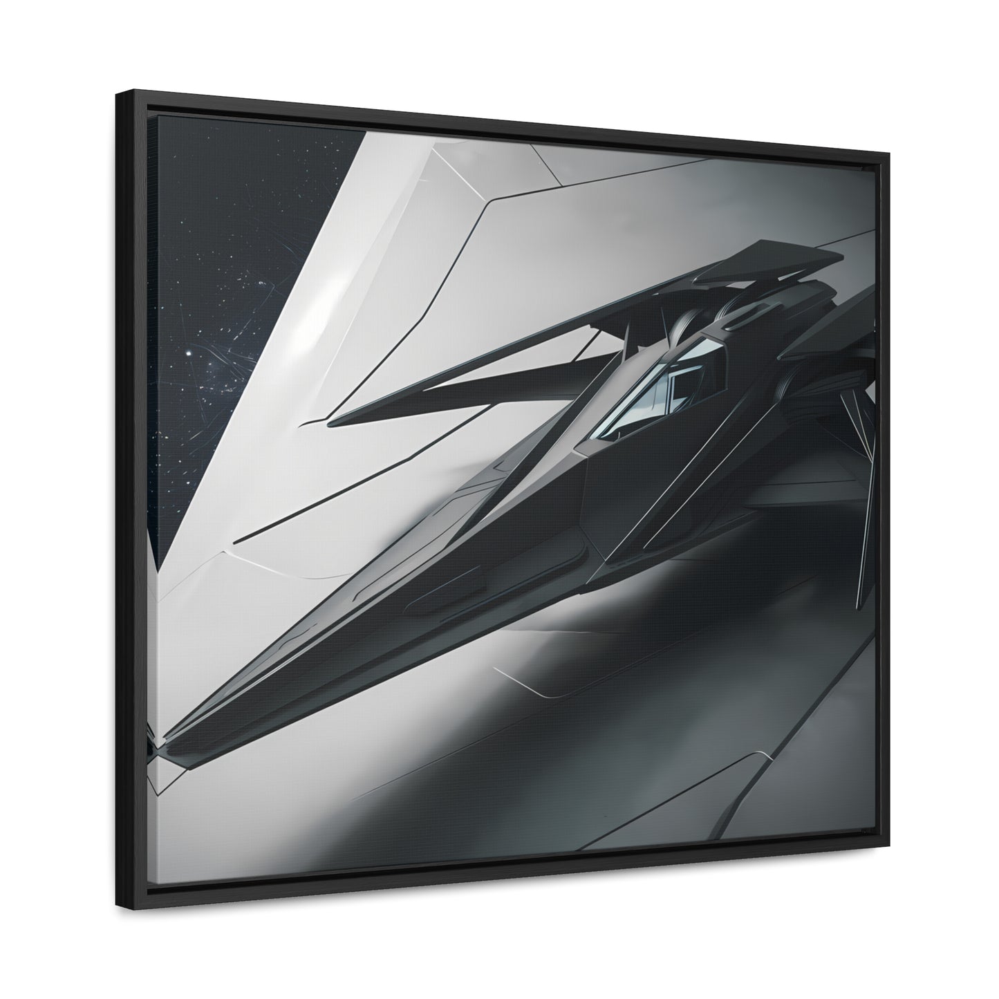 Starlance Stealth Interceptor - Gallery Canvas Wraps, Horizontal Frame