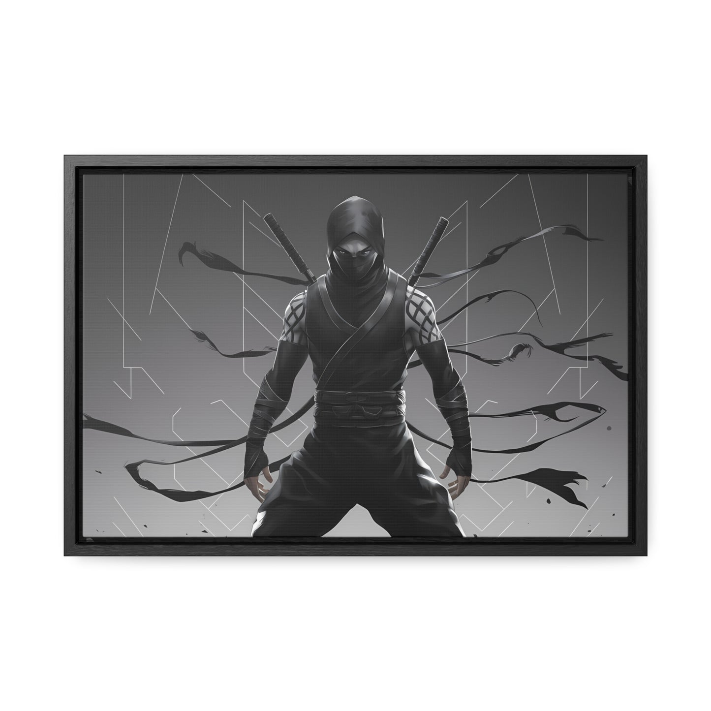 Shadowblade Sentinel - Gallery Canvas Wraps, Horizontal Frame