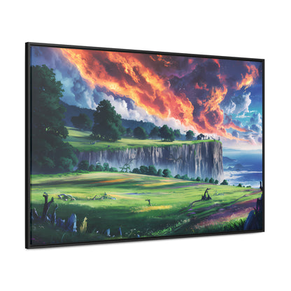 Edge of the Burning Sky - Gallery Canvas Wraps, Horizontal Frame