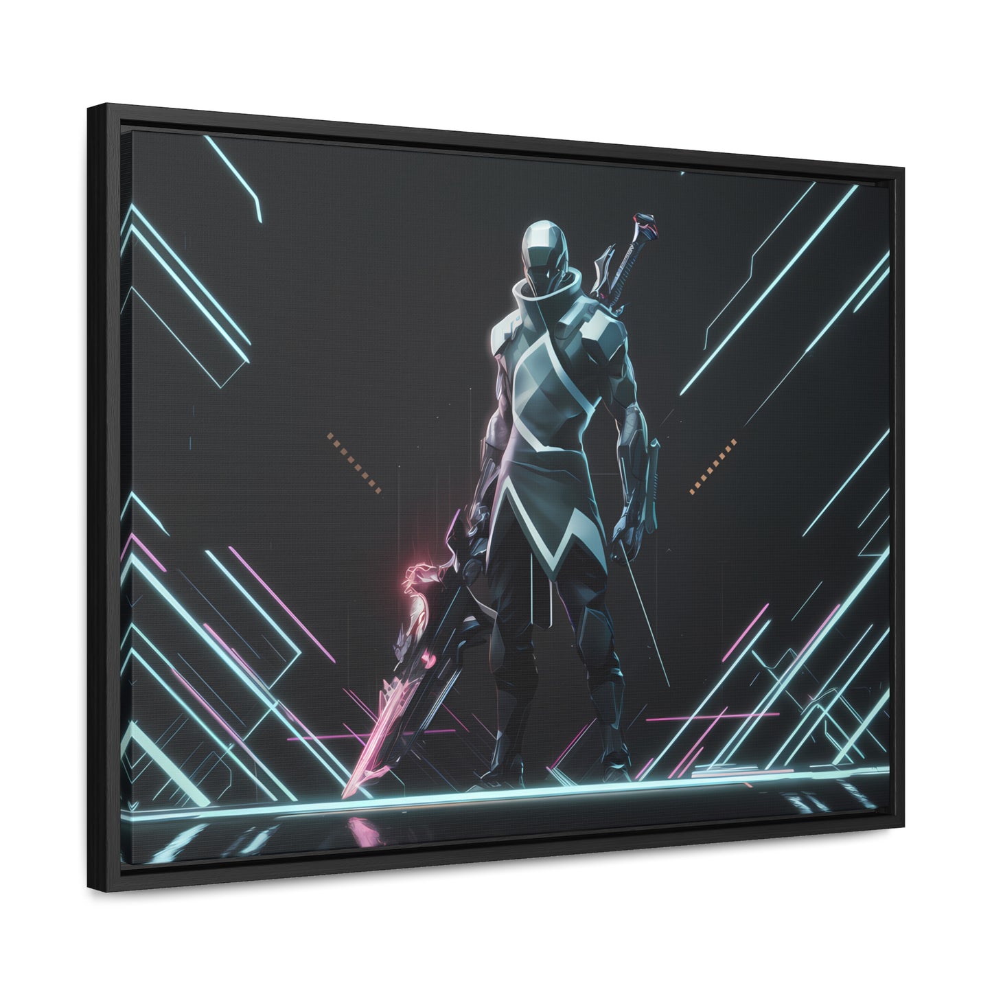 Cybernetic Vanguard - Gallery Canvas Wraps, Horizontal Frame