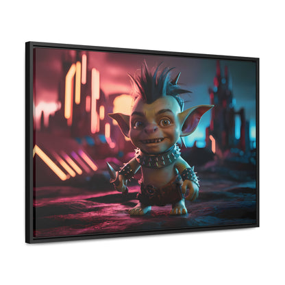 Goblin of the Neon Wastelands - Gallery Canvas Wraps, Horizontal Frame