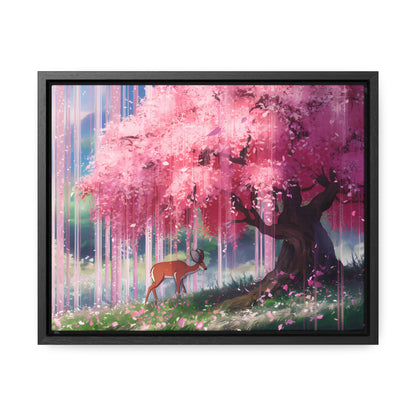 Beneath the Blossoming Canopy - Gallery Canvas Wraps, Horizontal Frame