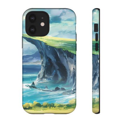 Anime Cliff by the Sea - Smartphone Tough Cases