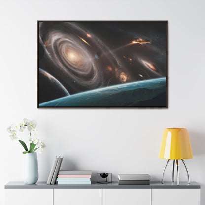 Galactic Odyssey - Gallery Canvas Wraps, Horizontal Frame