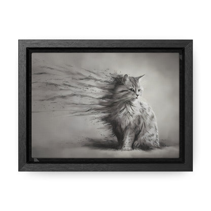 Ephemeral Whiskers - Gallery Canvas Wraps, Horizontal Frame