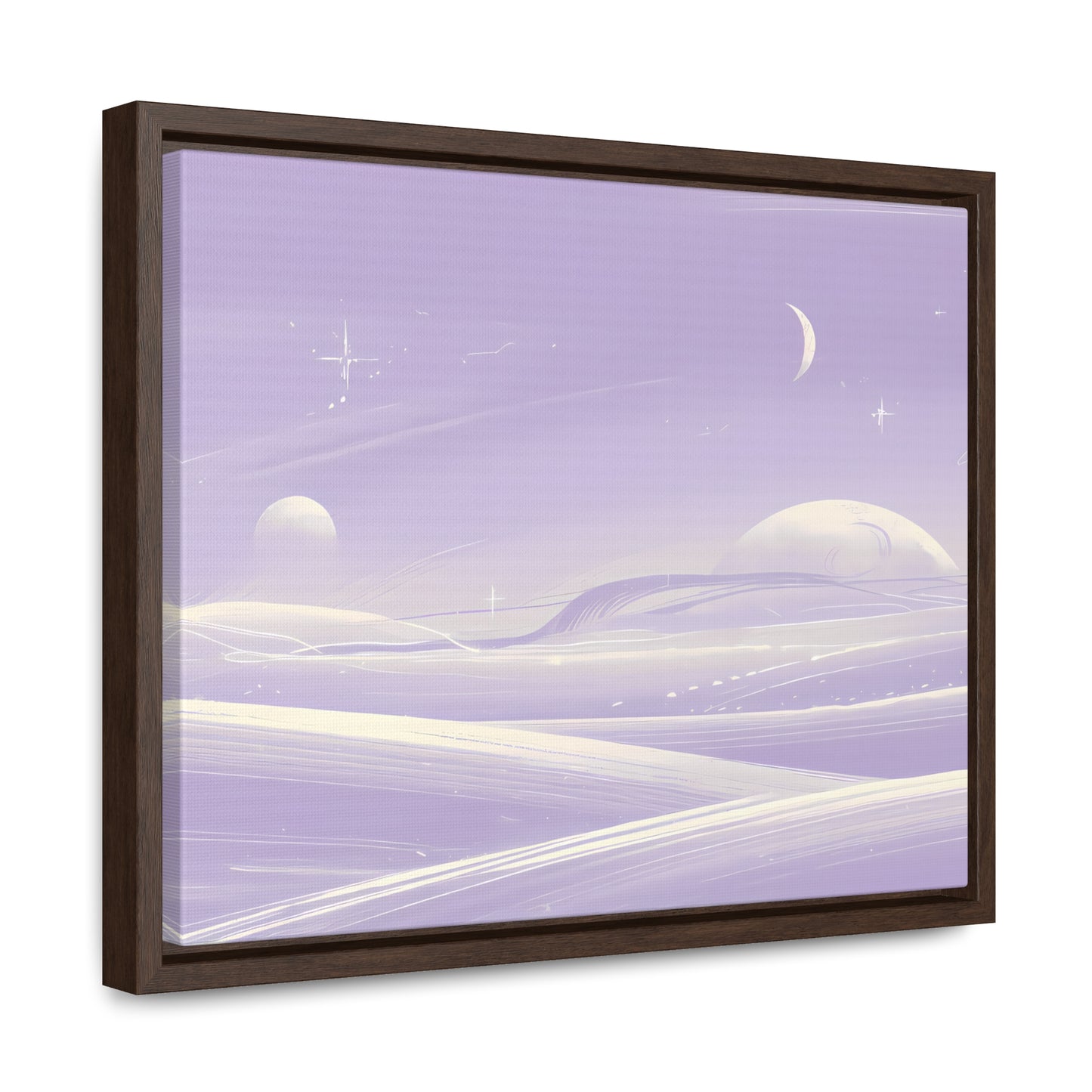 Ethereal Moonscape - Gallery Canvas Wraps, Horizontal Frame