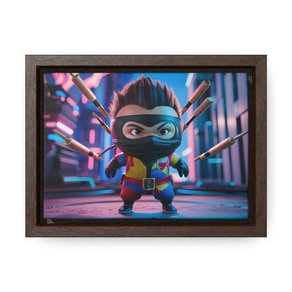 Ninja Toy Showdown - Gallery Canvas Wraps, Horizontal Frame