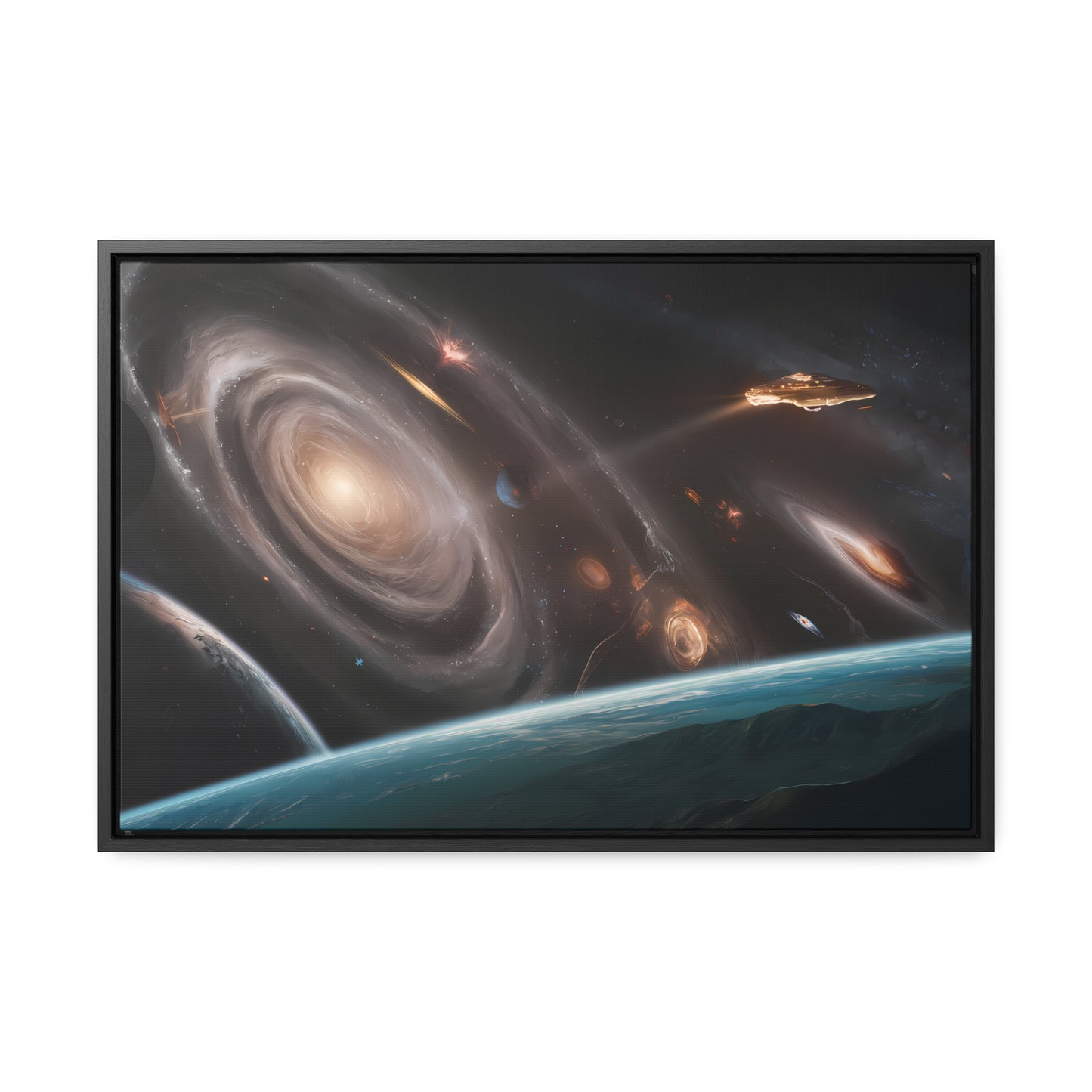 Galactic Odyssey - Gallery Canvas Wraps, Horizontal Frame