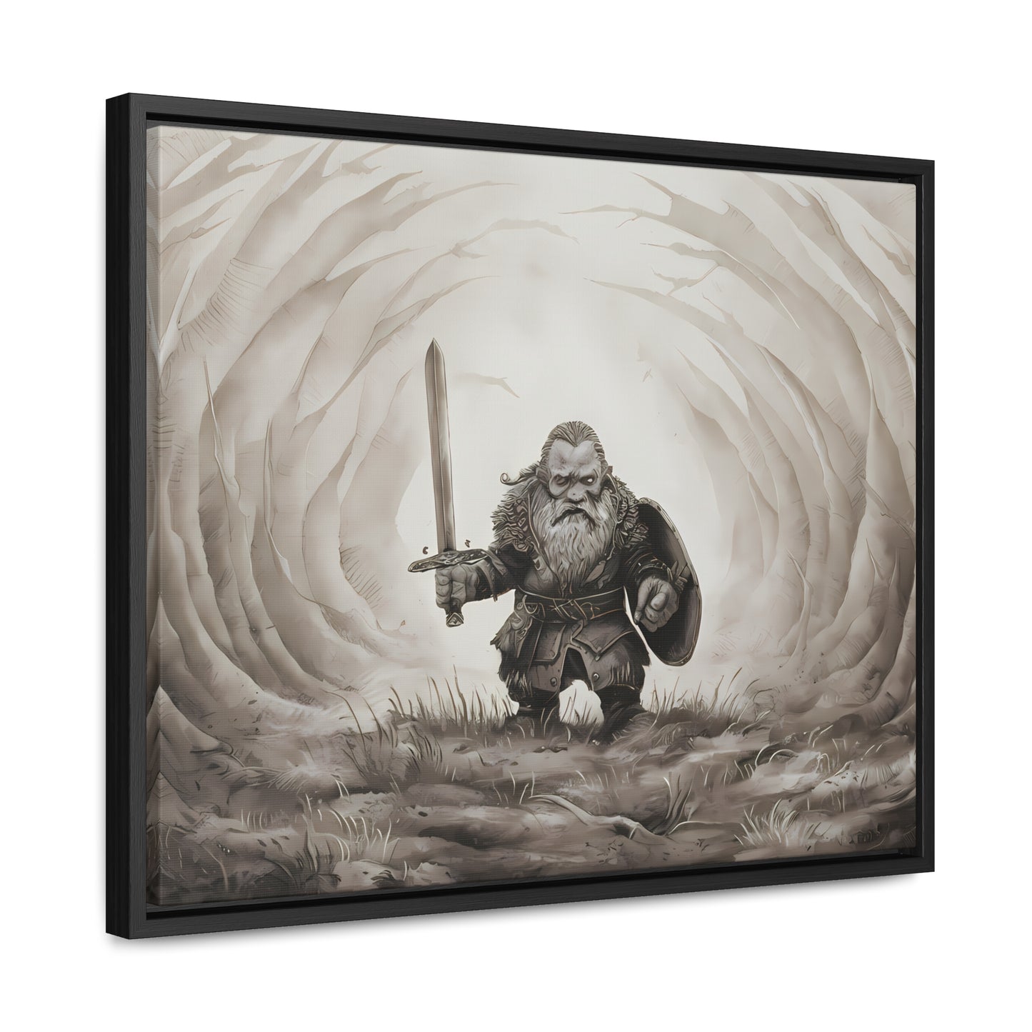 Defender of the Hollowed Path - Gallery Canvas Wraps, Horizontal Frame