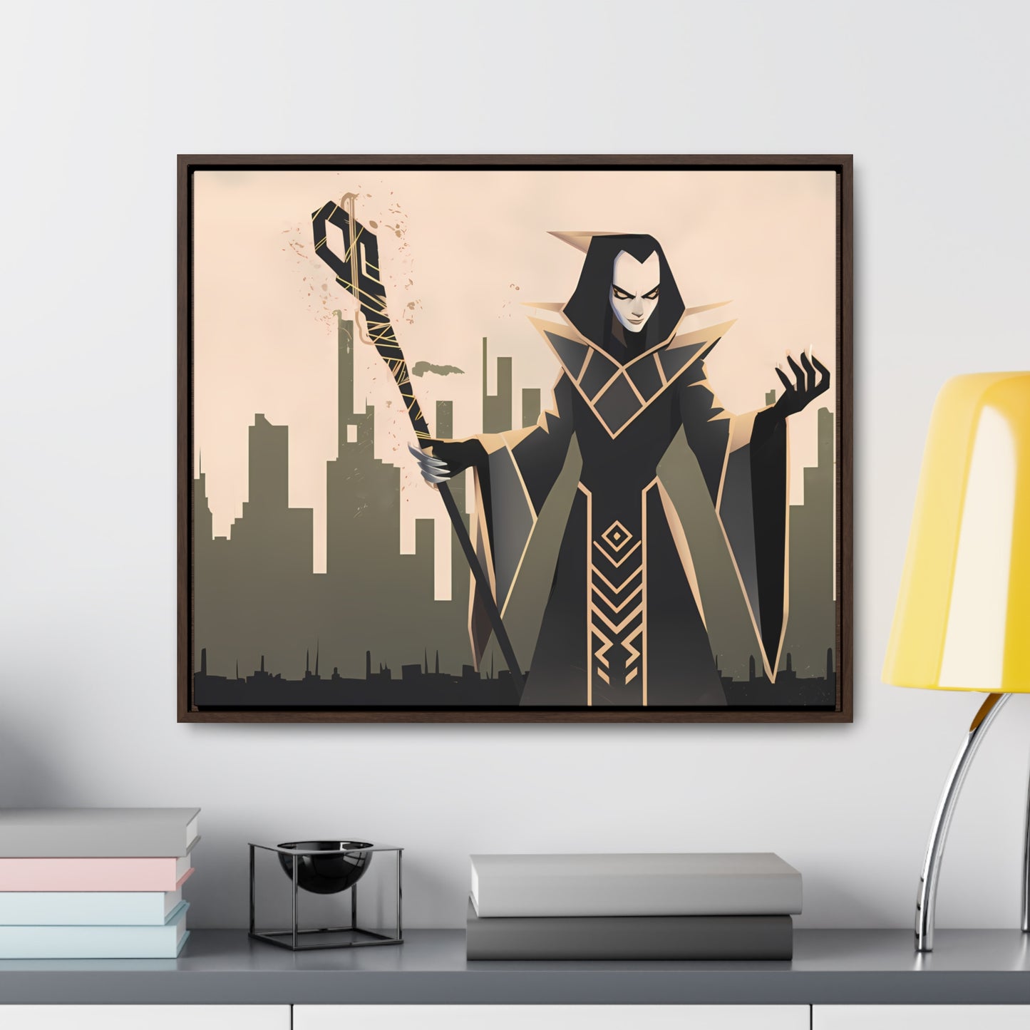 Shadow Sovereign of the Forsaken City - Gallery Canvas Wraps, Horizontal Frame