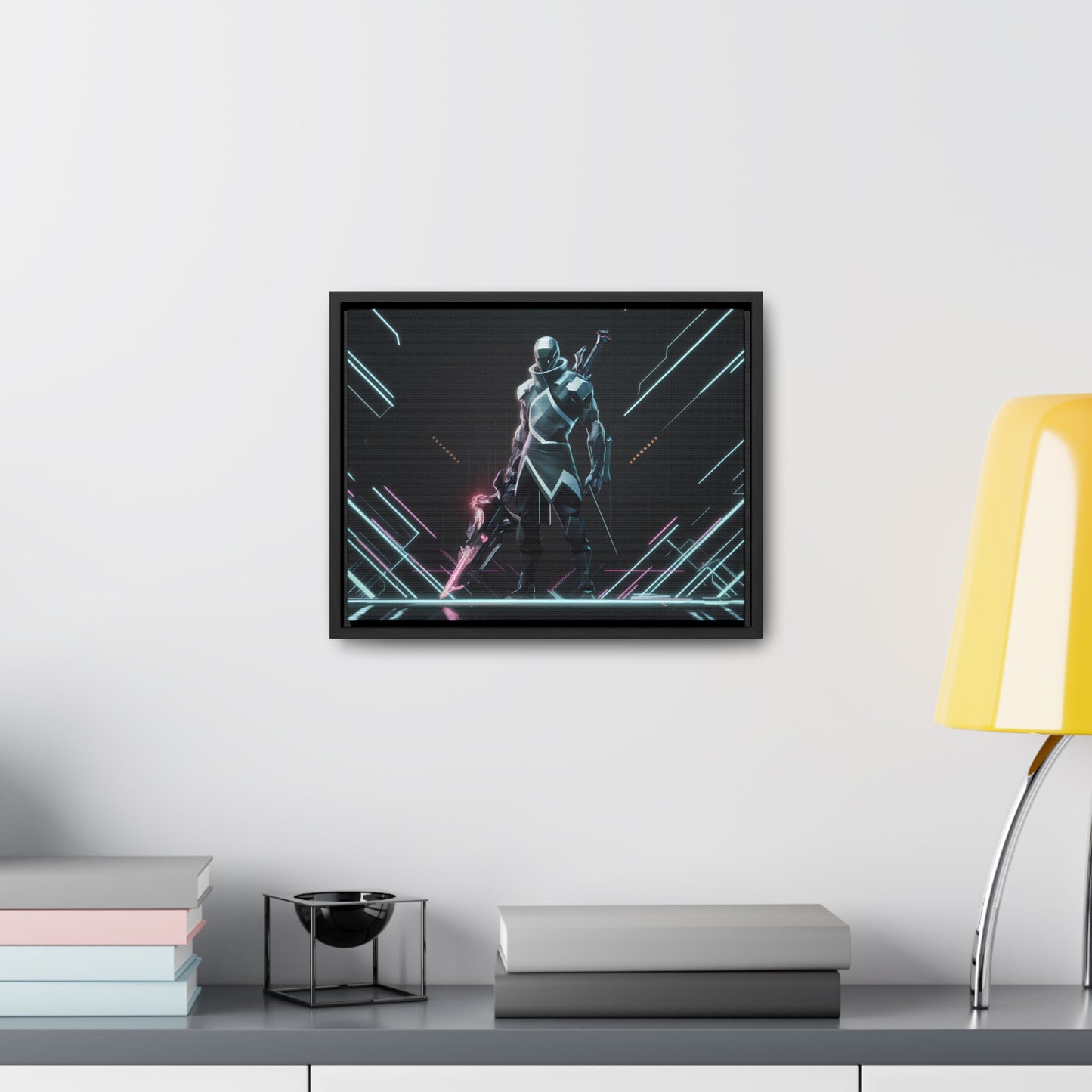 Cybernetic Vanguard - Gallery Canvas Wraps, Horizontal Frame