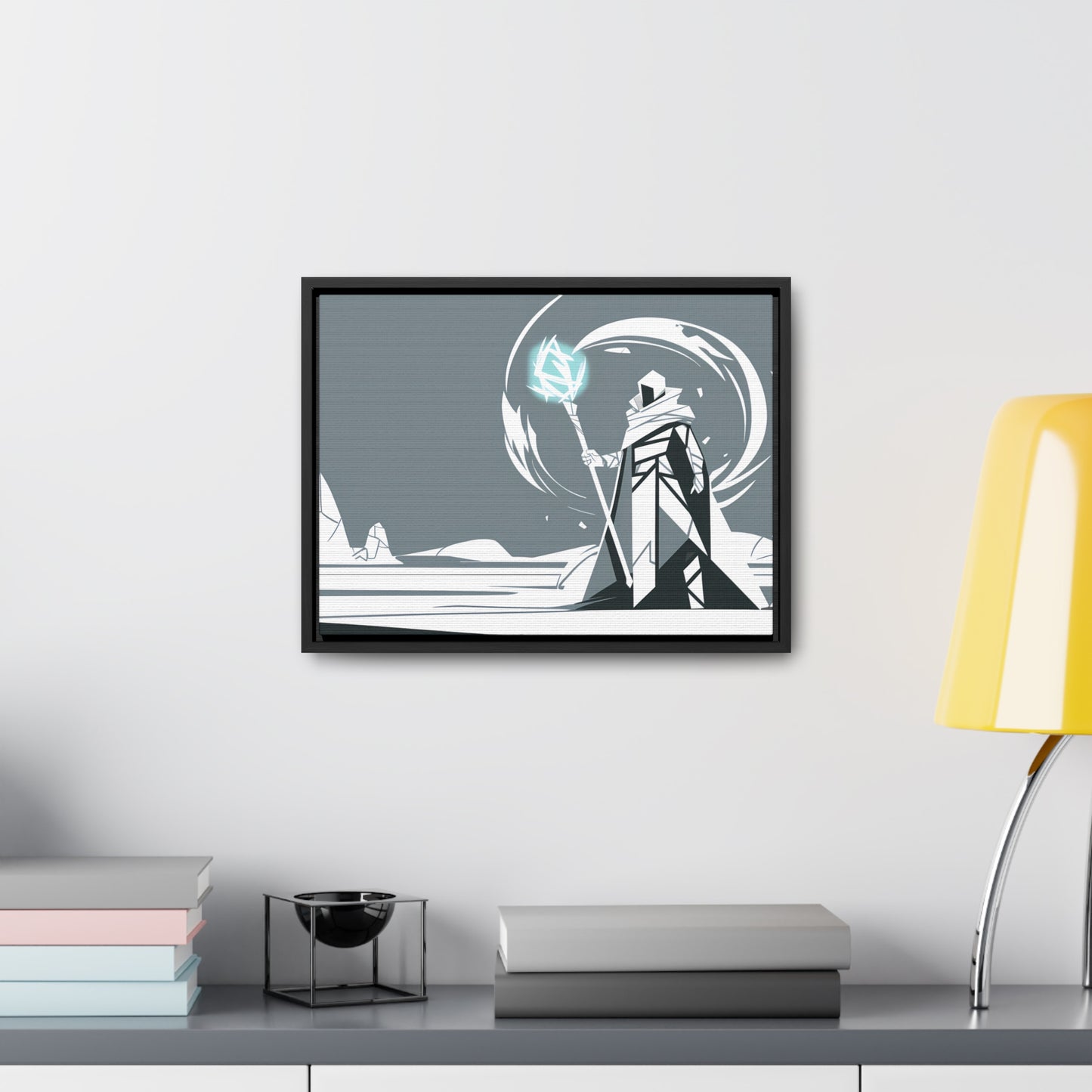 Mage of the Frozen Wastes - Gallery Canvas Wraps, Horizontal Frame