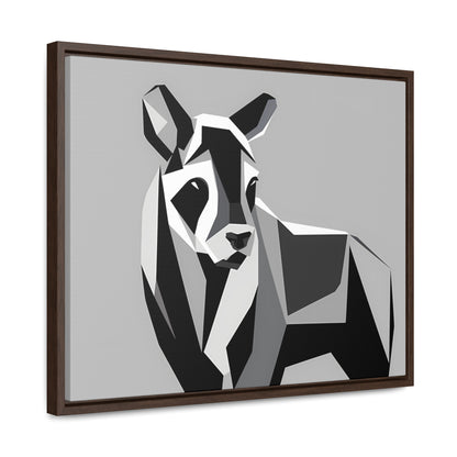 Monochrome Geometry - Gallery Canvas Wraps, Horizontal Frame