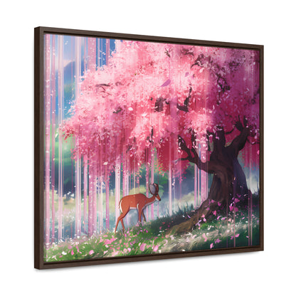 Beneath the Blossoming Canopy - Gallery Canvas Wraps, Horizontal Frame