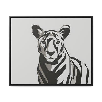 "Monochrome Majesty" - Gallery Canvas Wraps, Horizontal Frame