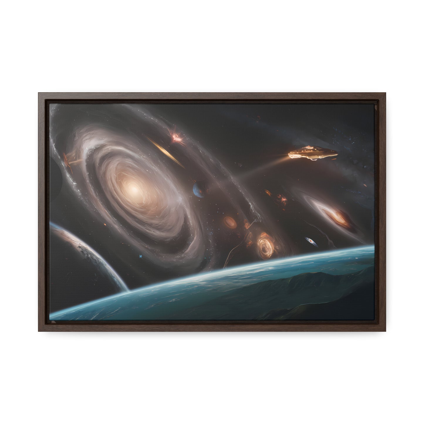 Galactic Odyssey - Gallery Canvas Wraps, Horizontal Frame