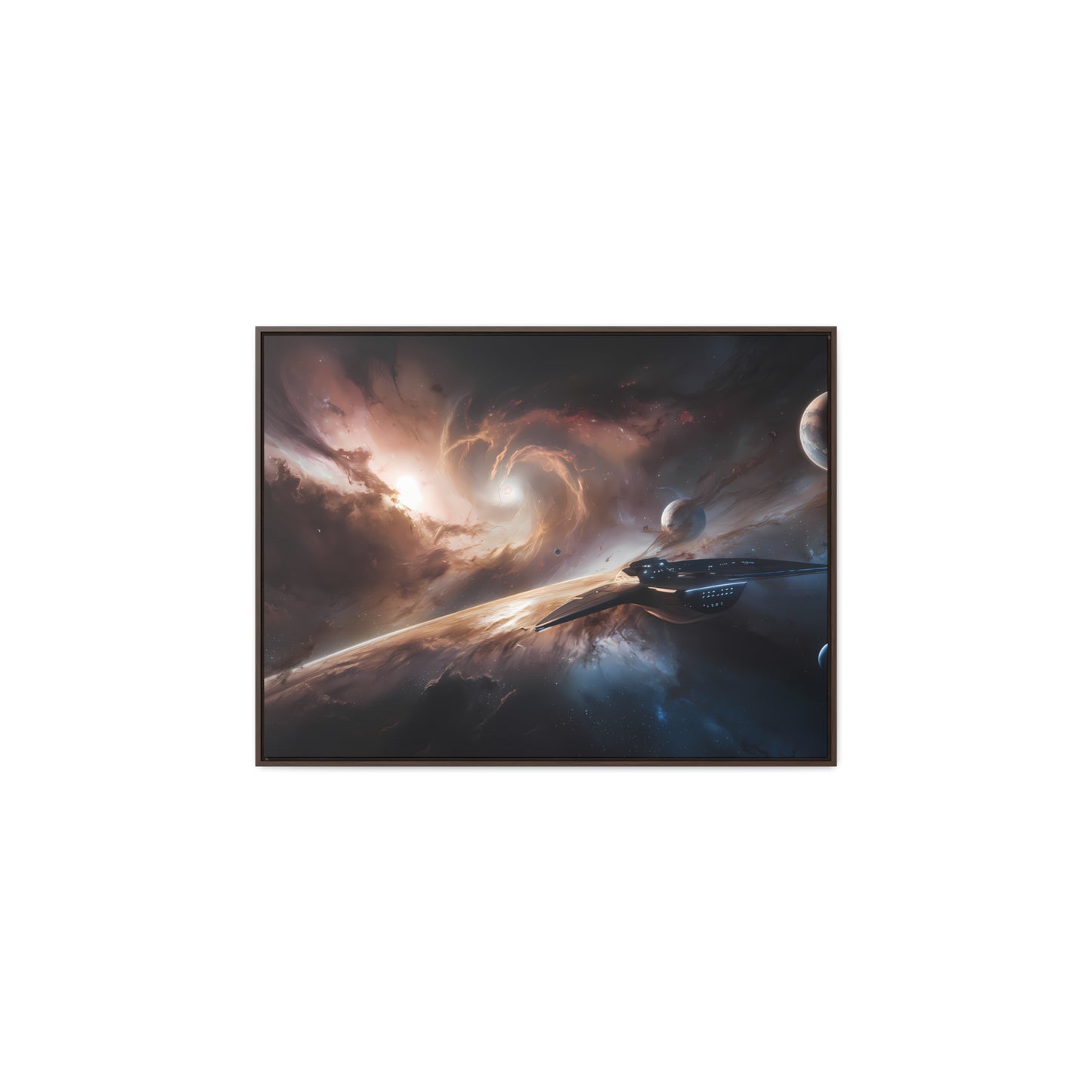 Voyage Through the Maelstrom of Stars - Gallery Canvas Wraps, Horizontal Frame