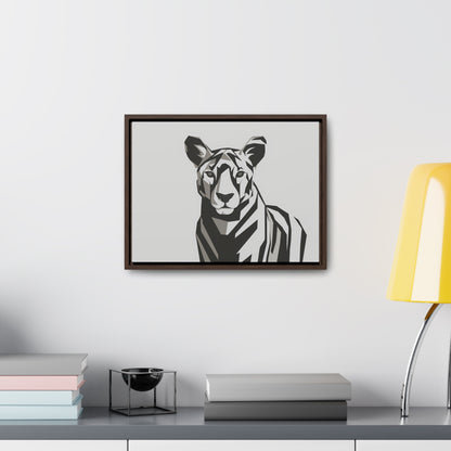 "Monochrome Majesty" - Gallery Canvas Wraps, Horizontal Frame