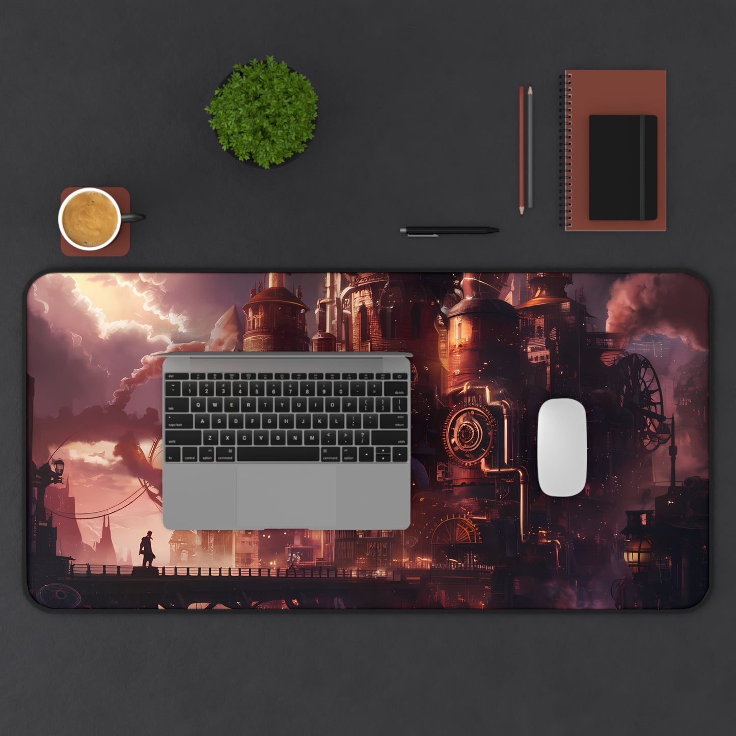 Steampunk City - Desk Mat