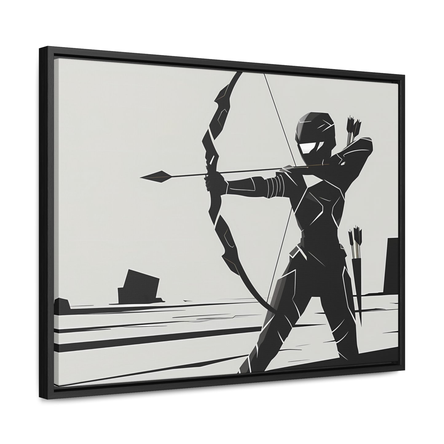 Silent Hunter - Gallery Canvas Wraps, Horizontal Frame