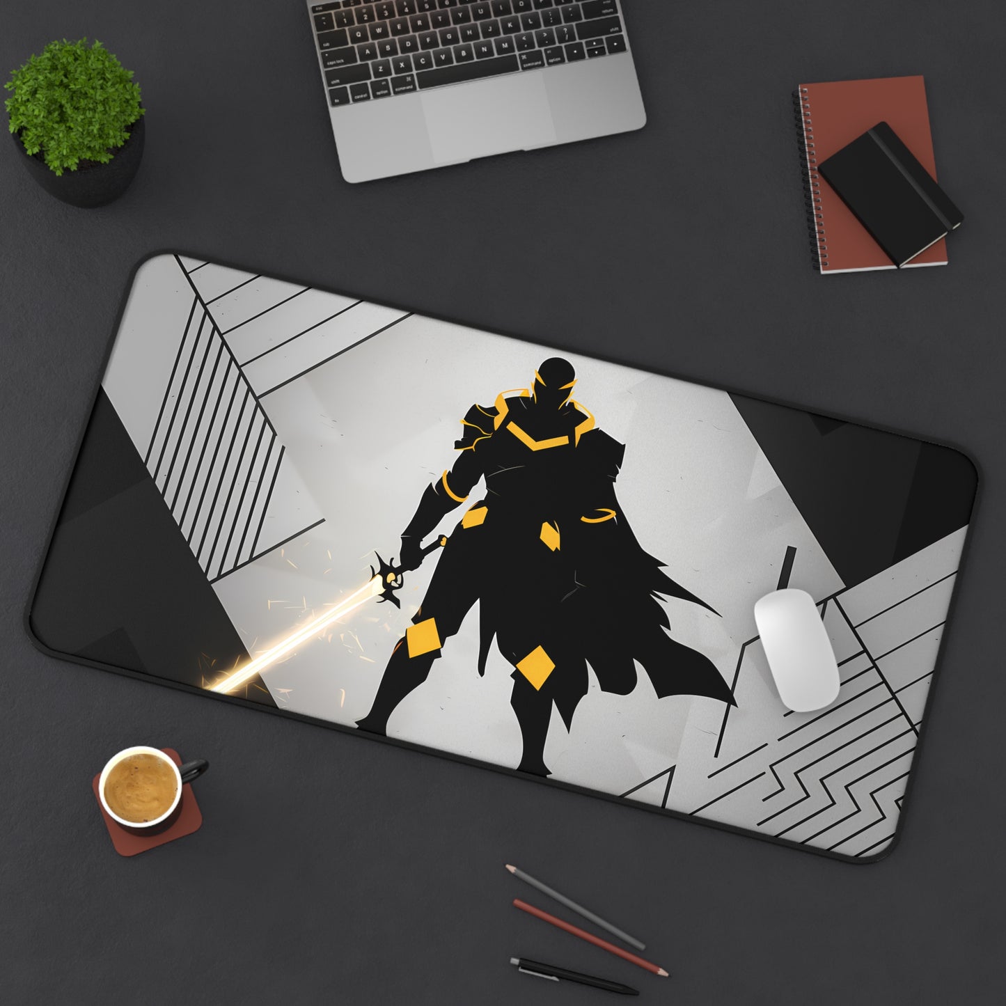 The Radiant Sentinel - Desk Mat