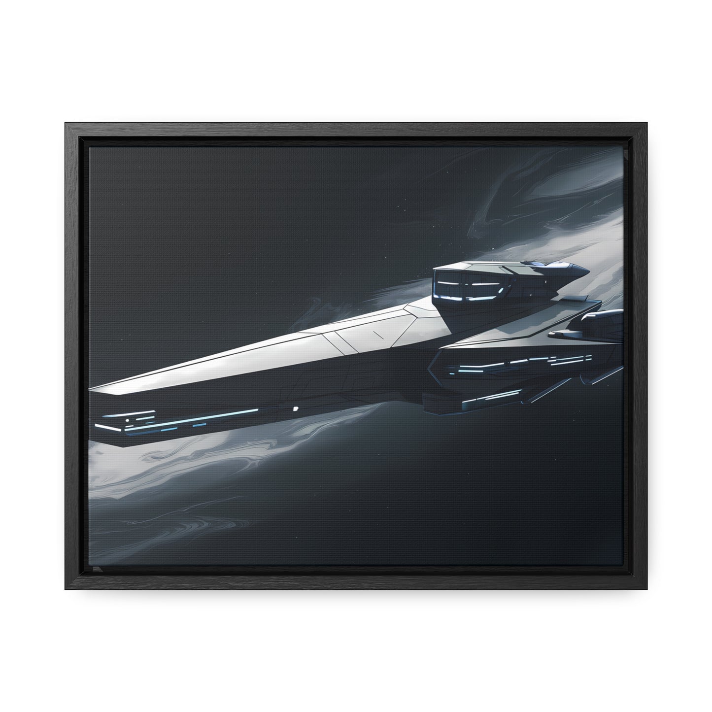 Starship of the Void - Gallery Canvas Wraps, Horizontal Frame