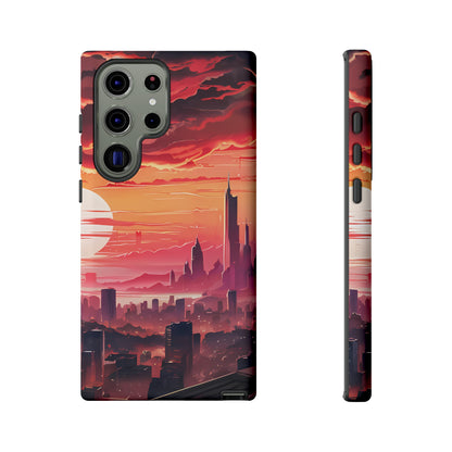 Anime City at Dawn - Smartphone Tough Cases