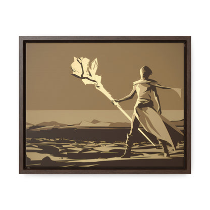 Wanderer of the Desolate Lands - Gallery Canvas Wraps, Horizontal Frame