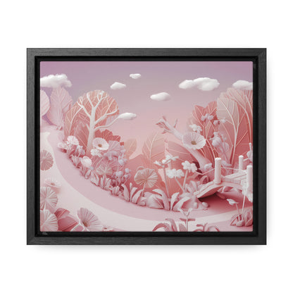 Whimsical Dawn Garden - Gallery Canvas Wraps, Horizontal Frame