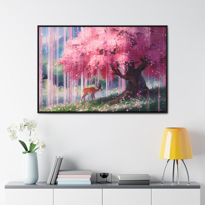 Beneath the Blossoming Canopy - Gallery Canvas Wraps, Horizontal Frame