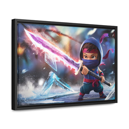 Blade of the Frozen Shadow - Gallery Canvas Wraps, Horizontal Frame