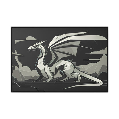 Shadow of the Silver Dragon - Gallery Canvas Wraps, Horizontal Frame