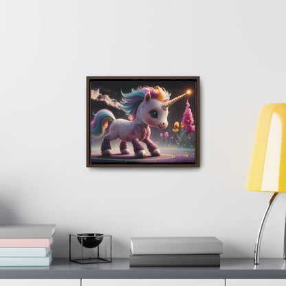 "Twilight Spark of the Enchanted Meadow" - Gallery Canvas Wraps, Horizontal Frame