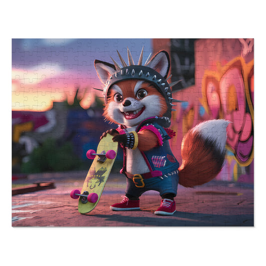 Punk Panda Skater - Jigsaw Puzzle (30, 110, 252, 500,1000-Piece)