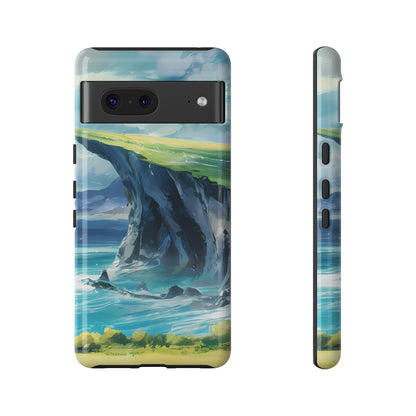 Anime Cliff by the Sea - Smartphone Tough Cases