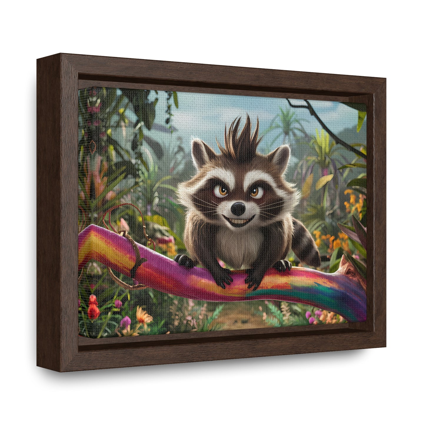 Jungle Mischief - Gallery Canvas Wraps, Horizontal Frame