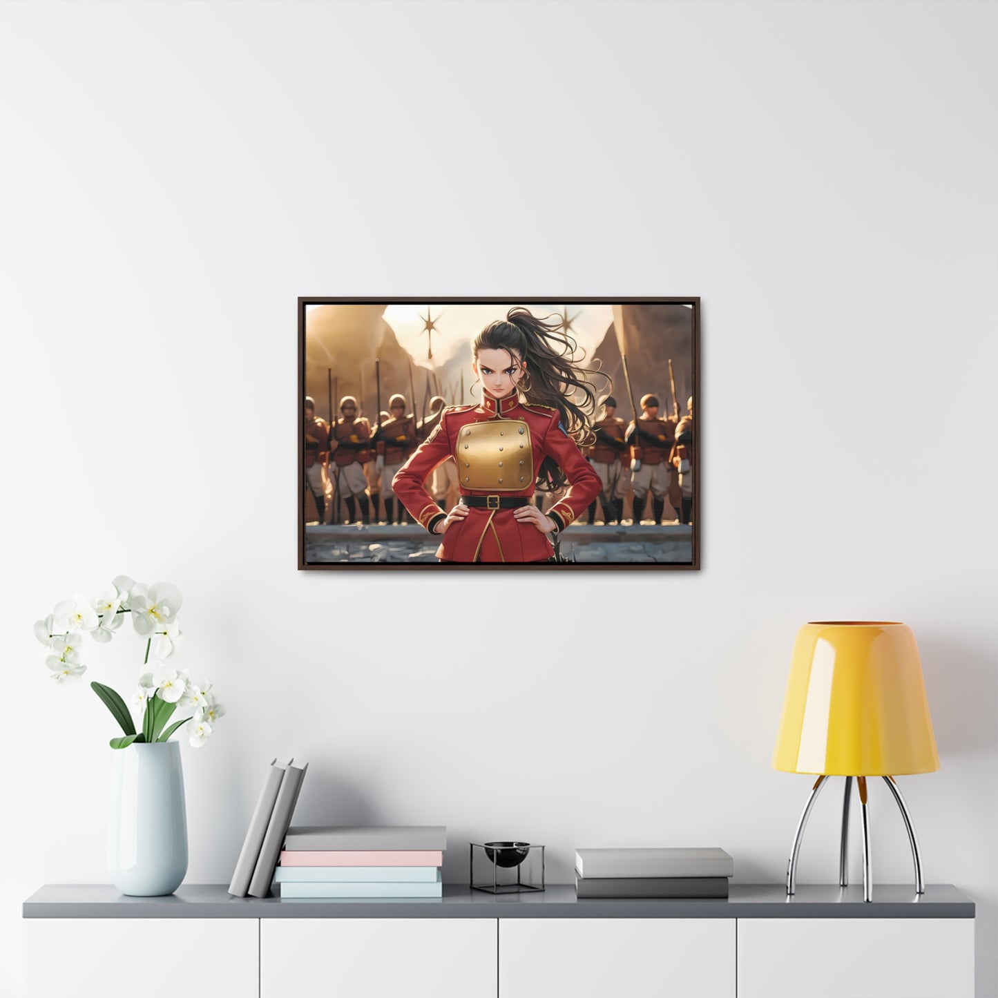 Commander of the Crimson Legion - Gallery Canvas Wraps, Horizontal Frame