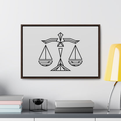 Balance of Justice - Gallery Canvas Wraps, Horizontal Frame