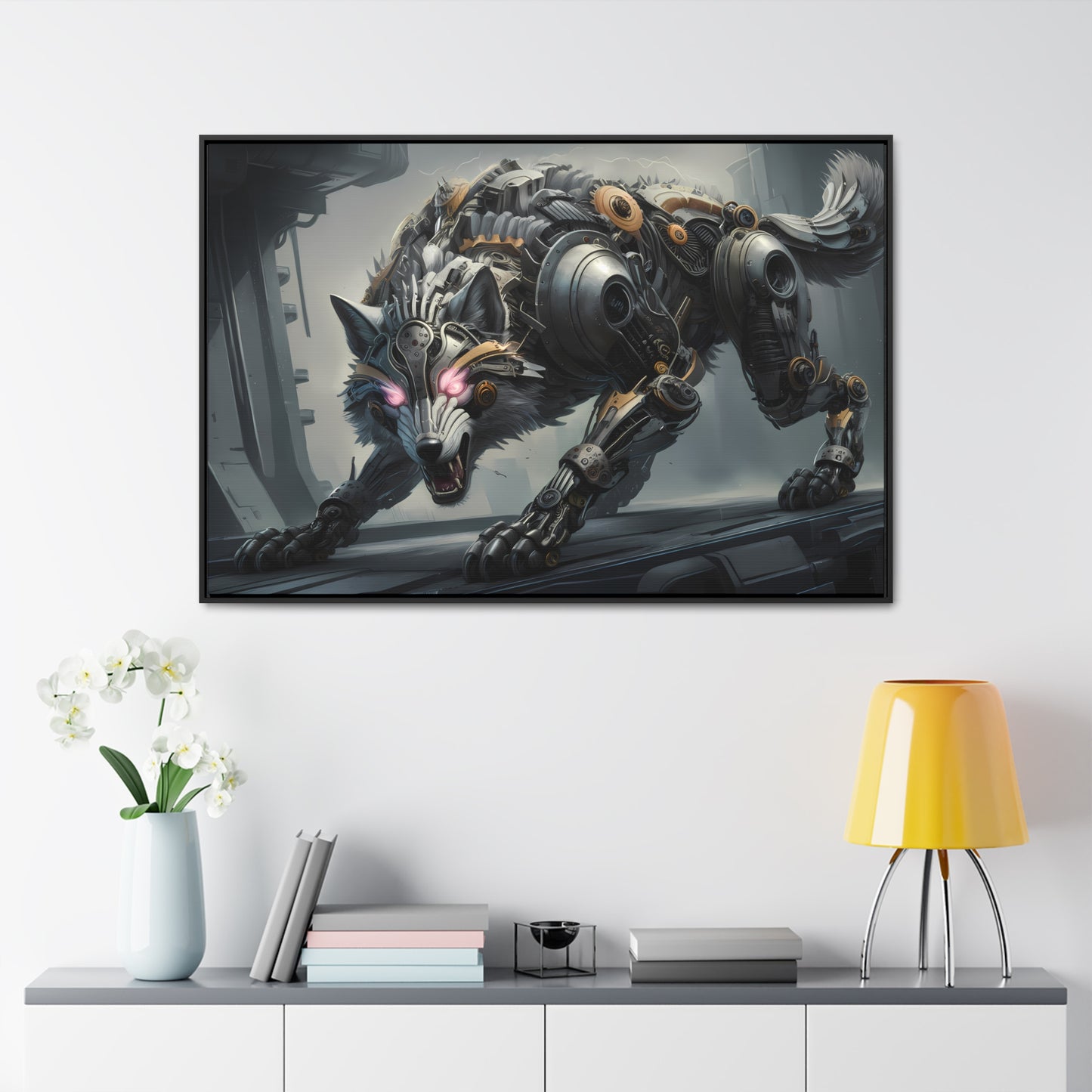 Cybernetic Alpha - Gallery Canvas Wraps, Horizontal Frame