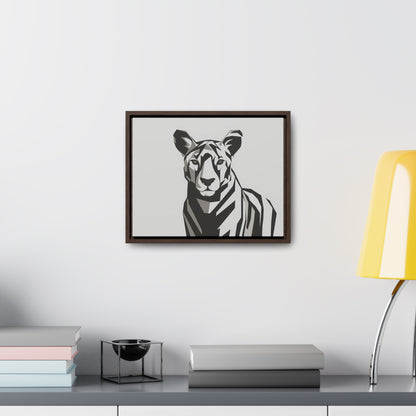 "Monochrome Majesty" - Gallery Canvas Wraps, Horizontal Frame