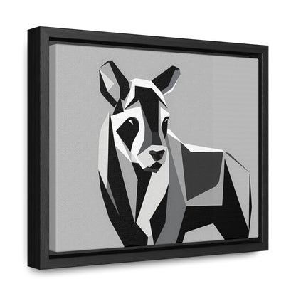 Monochrome Geometry - Gallery Canvas Wraps, Horizontal Frame