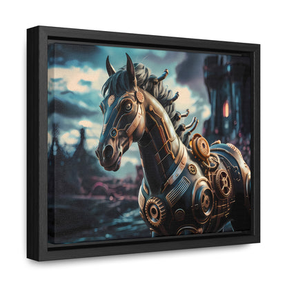 The Mechanical Steed of Dystopia - Gallery Canvas Wraps, Horizontal Frame