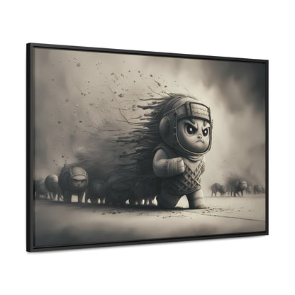 March of the Determined - Gallery Canvas Wraps, Horizontal Frame