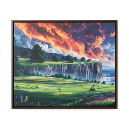 Edge of the Burning Sky - Gallery Canvas Wraps, Horizontal Frame