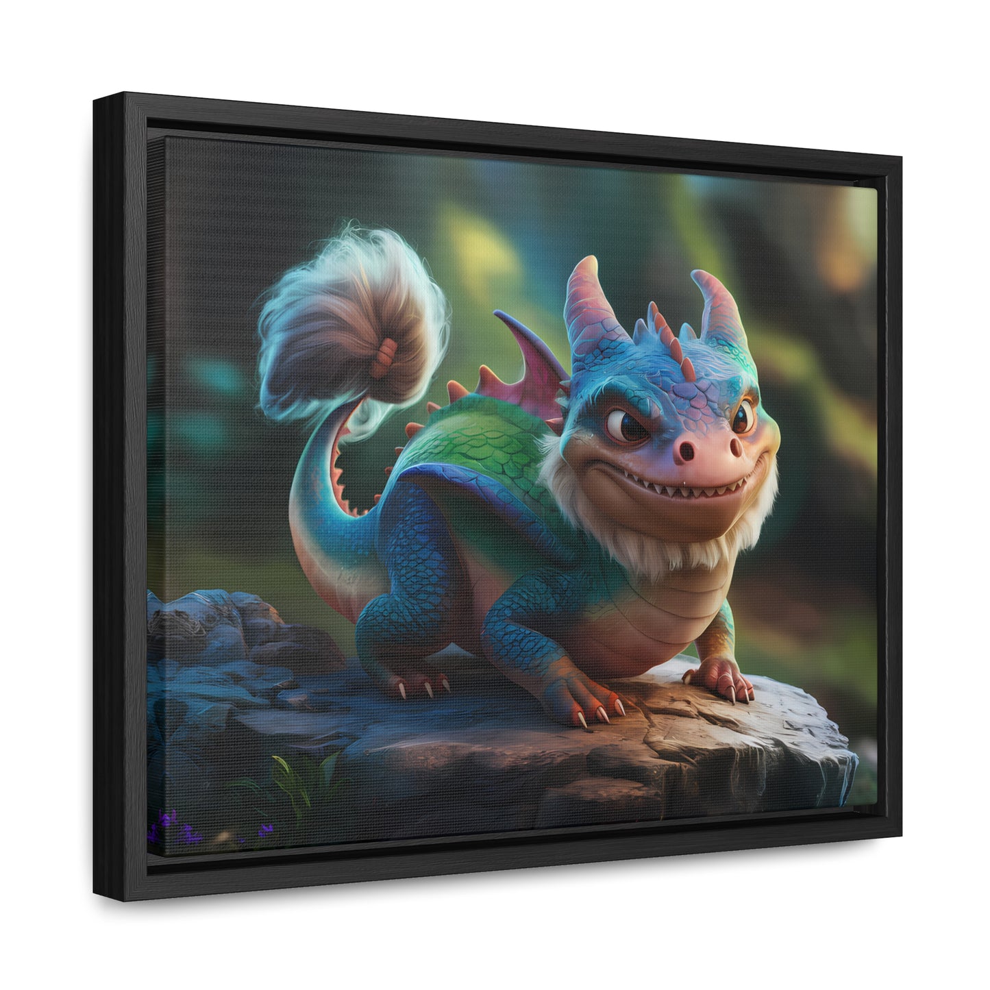 Guardian of the Enchanted Grove - Gallery Canvas Wraps, Horizontal Frame