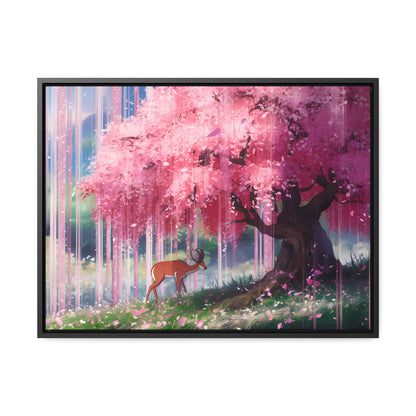 Beneath the Blossoming Canopy - Gallery Canvas Wraps, Horizontal Frame