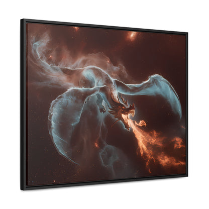 Celestial Inferno Dragon - Gallery Canvas Wraps, Horizontal Frame