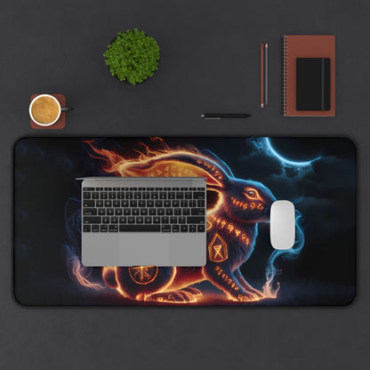 Mystical Rabbit - Desk Mat