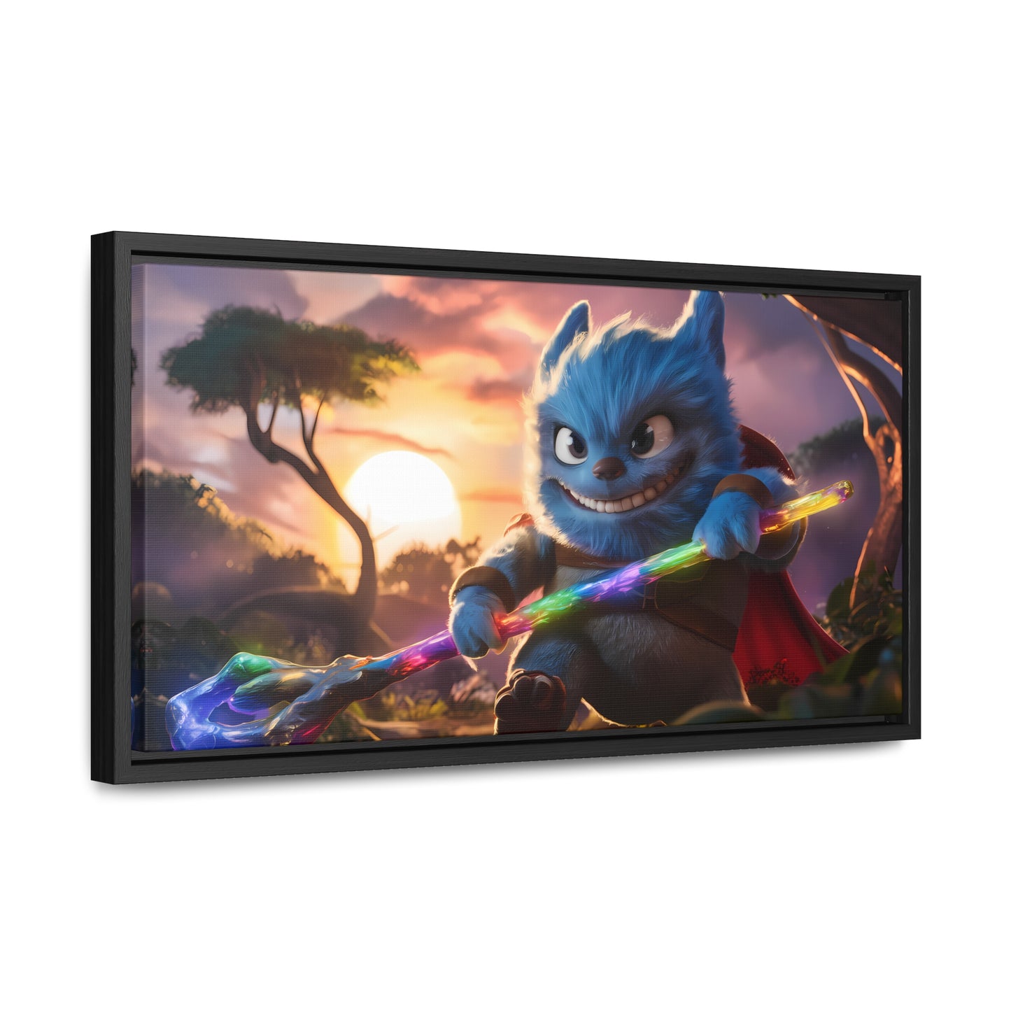 Guardian of the Enchanted Forest - Gallery Canvas Wraps, Horizontal Frame